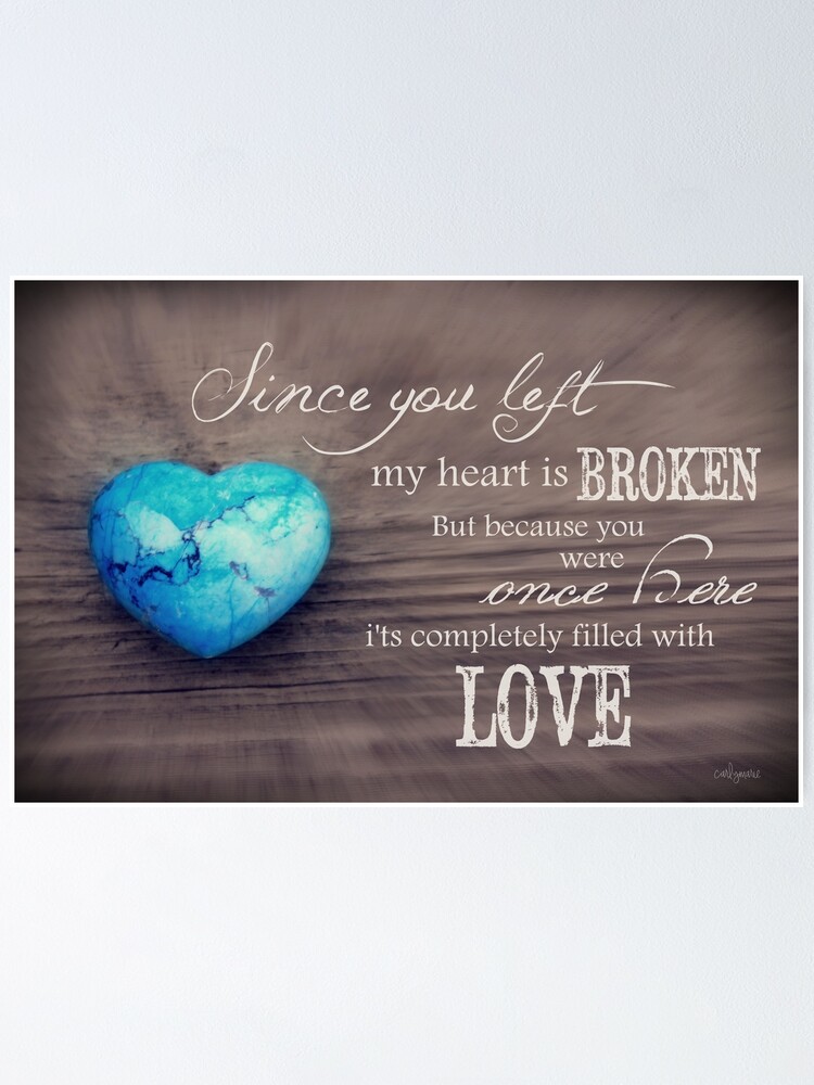 Alternate view of Broken Heart Full of Love Poster