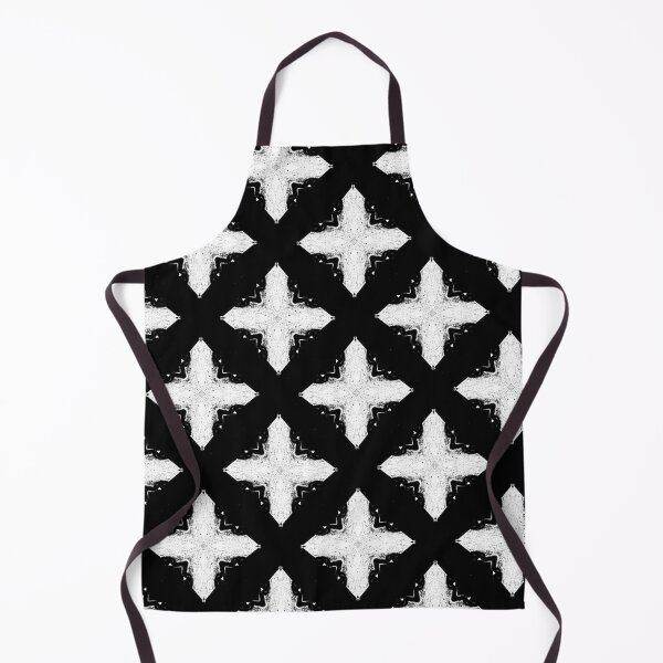 Item preview, MOD 50s and 60s Monochrome Minimalist Black And Cross Seamless Pattern Cross Design designed and sold by LJWDesigns.
