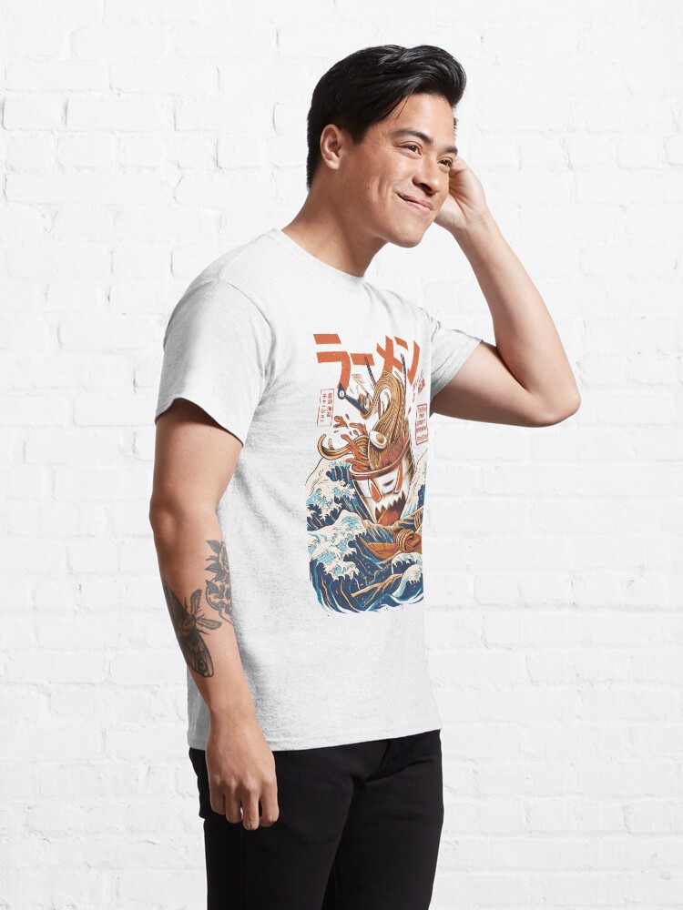 Alternate view of The Great Ramen off Kanagawa Classic T-Shirt