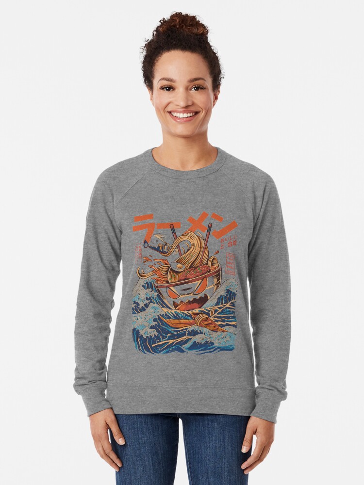 Alternate view of The Great Ramen off Kanagawa Lightweight Sweatshirt