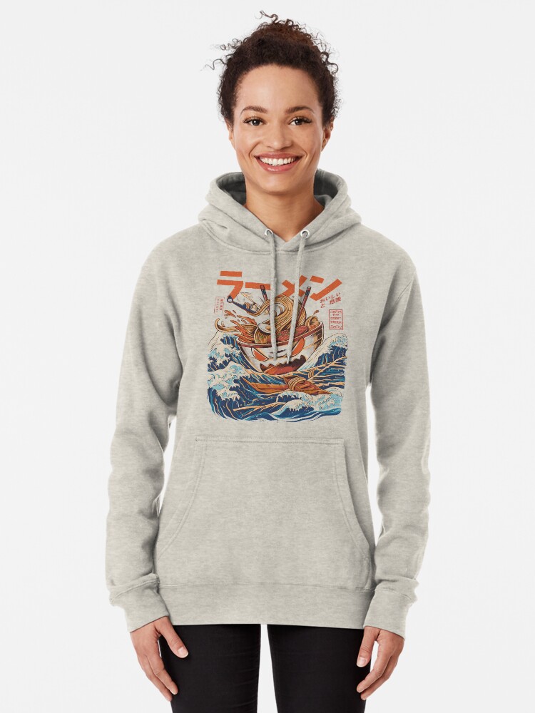 Alternate view of The Great Ramen off Kanagawa Pullover Hoodie