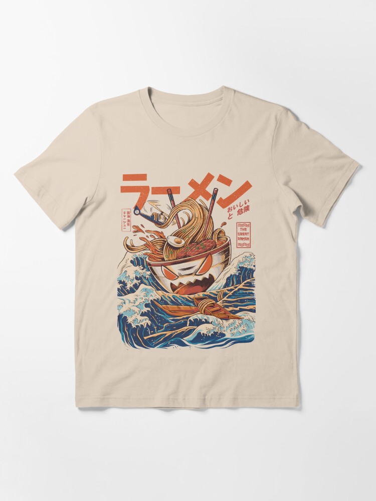 vitalitet Forud type Vuggeviser The Great Ramen off Kanagawa" Essential T-Shirt for Sale by Ilustrata  Design | Redbubble