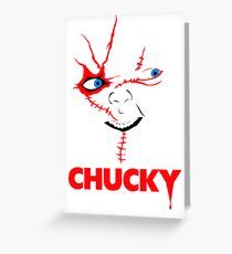 Chucky Greeting Card