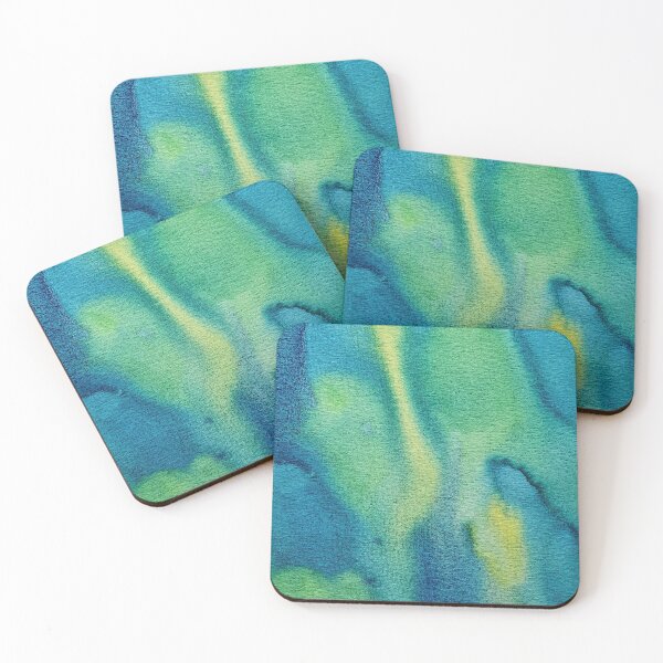 Item preview, Blue Green Yellow Watercolor Mix Painting Tie Dye designed and sold by ItsMichaelaa.