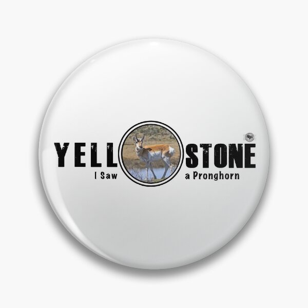 Item preview, I Saw a Pronghorn, Yellowstone National Park -pronghorn designed and sold by SmyrnaBuffalo.