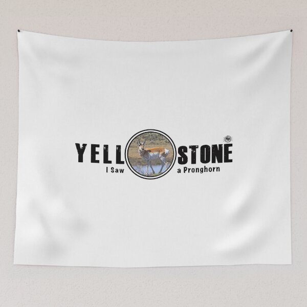 Item preview, I Saw a Pronghorn, Yellowstone National Park -pronghorn designed and sold by SmyrnaBuffalo.