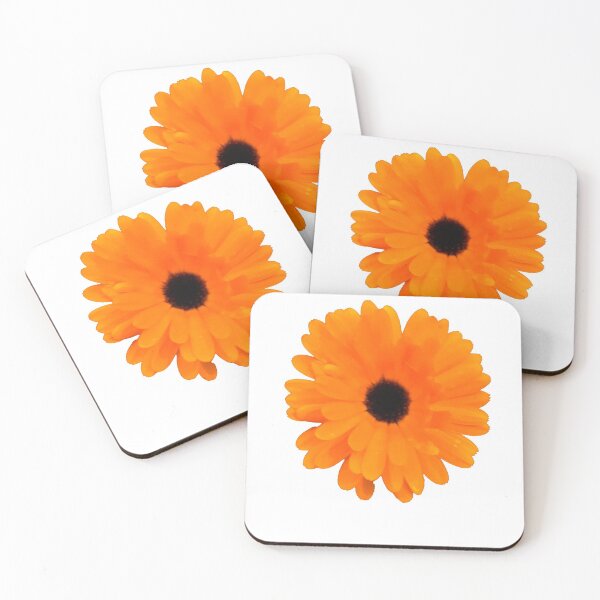 Item preview, Orange Bold Burst Flower designed and sold by CrystalsArtPaws.