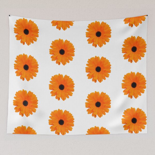 Item preview, Orange Bold Burst Flower designed and sold by CrystalsArtPaws.