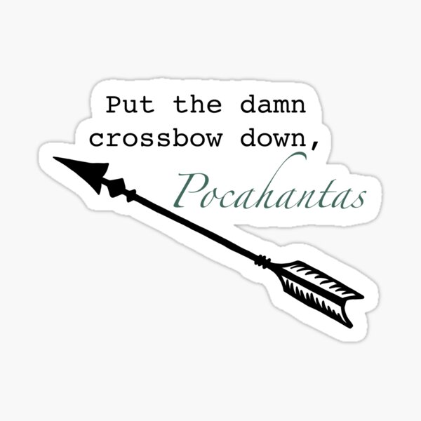 Item preview, Damon Crossbow Quote designed and sold by johnsont44.
