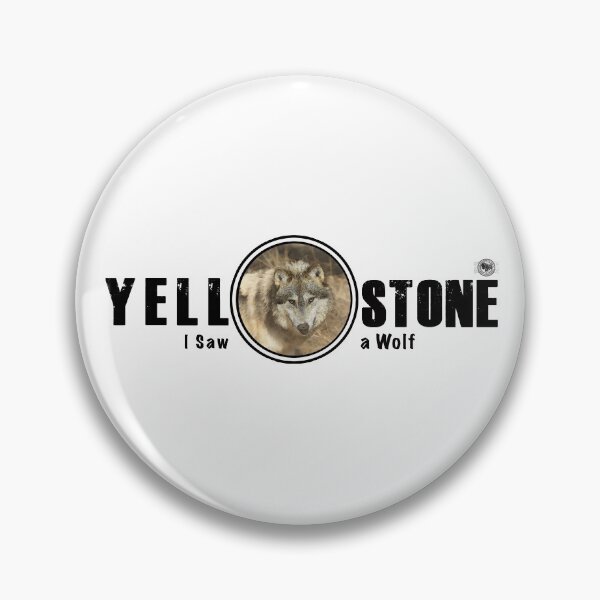 Item preview, I Saw a Wolf, Yellowstone National Park - wolf designed and sold by SmyrnaBuffalo.