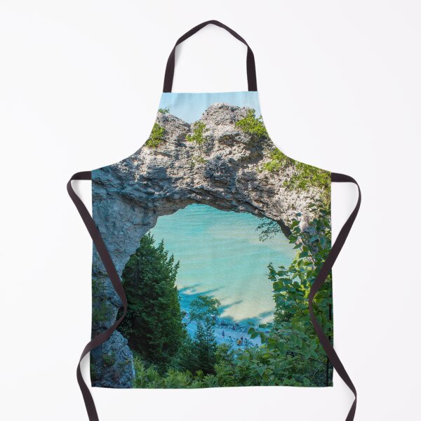 Item preview, Looking at Lake Michigan through Arch Rock on Mackinac Island in Michigan designed and sold by Michael Deemer.