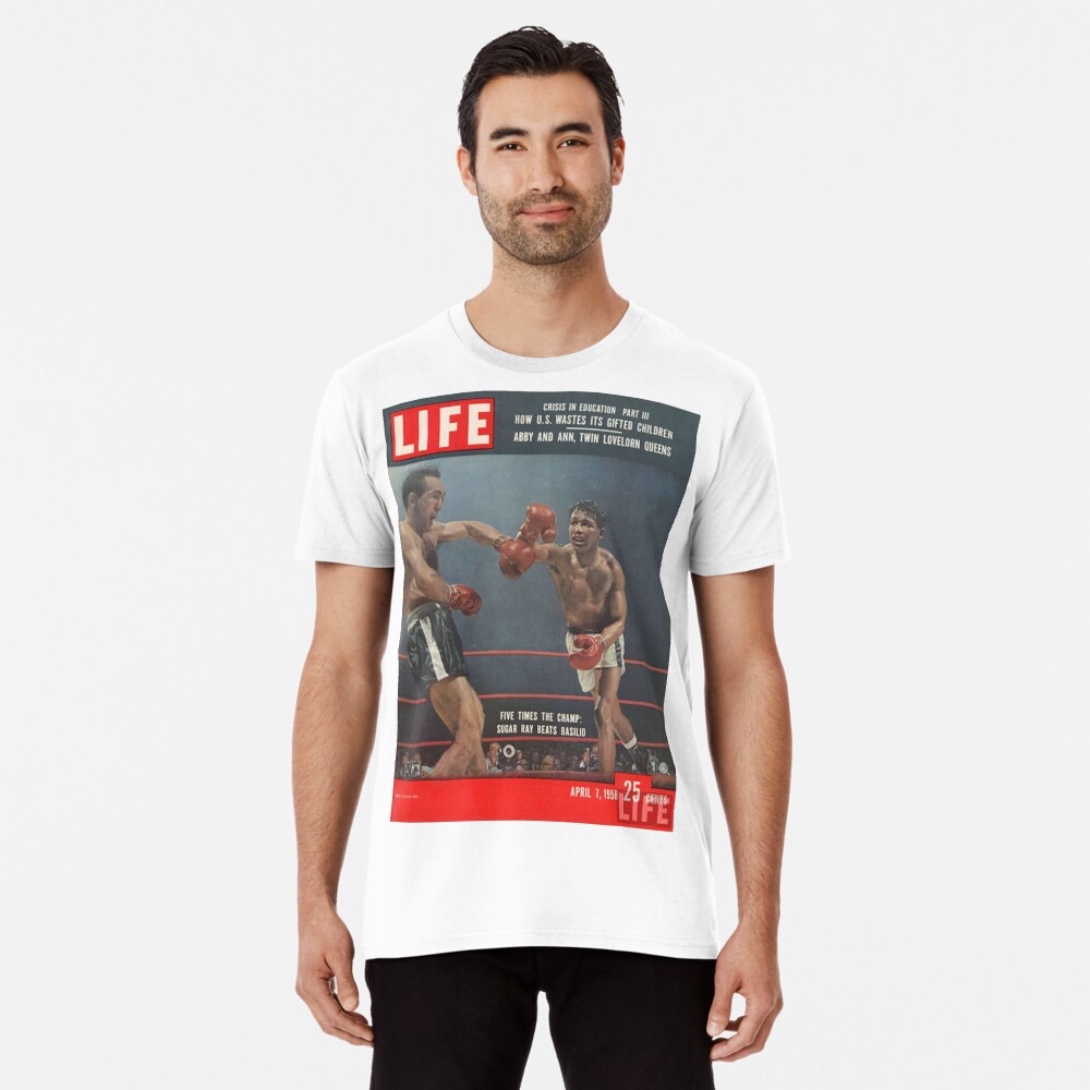 "Sugar Ray Robinson LIFE Mag" T-shirt by CamJones1 | Redbubble