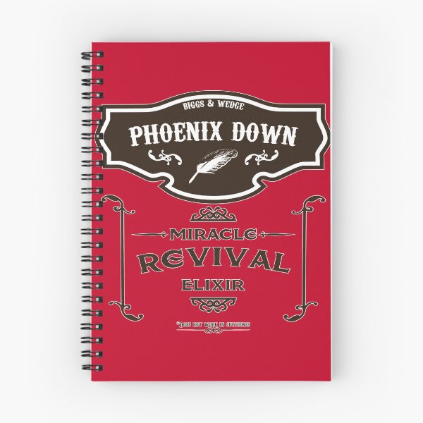 Item preview, Phoenix Down - Miracle Revival Elixir designed and sold by CloakAndDaggers.