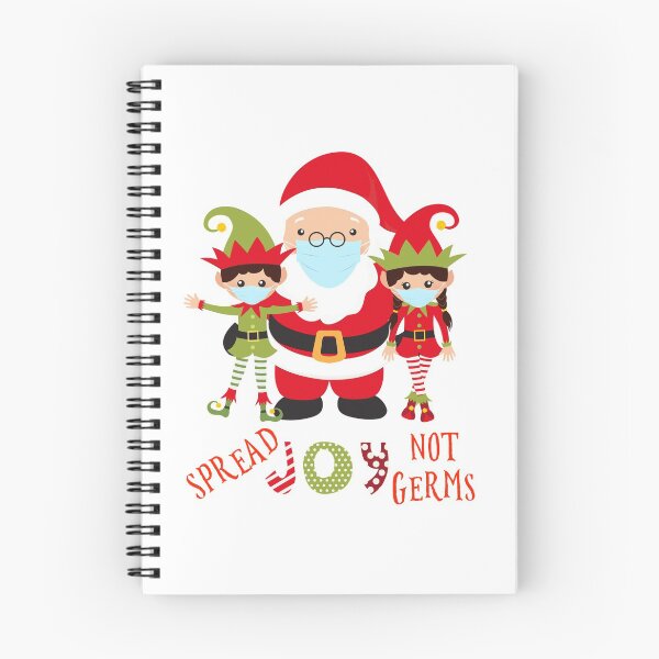 Item preview, Spread Joy not Germs Santa Elf 2020 Christmas designed and sold by ColorFlowArt.