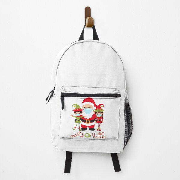 Aperçu de l'œuvre Spread Joy not Germs Santa Elf 2020 Noël créée et vendue par ColorFlowArt.