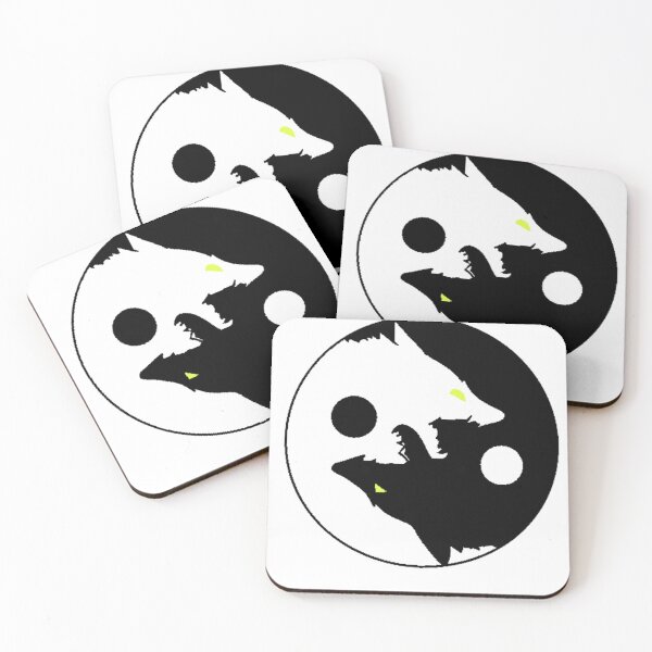 Item preview, Los lobos YinYang designed and sold by juanalan.