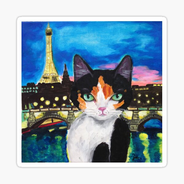City Kitty-PARIS Sticker