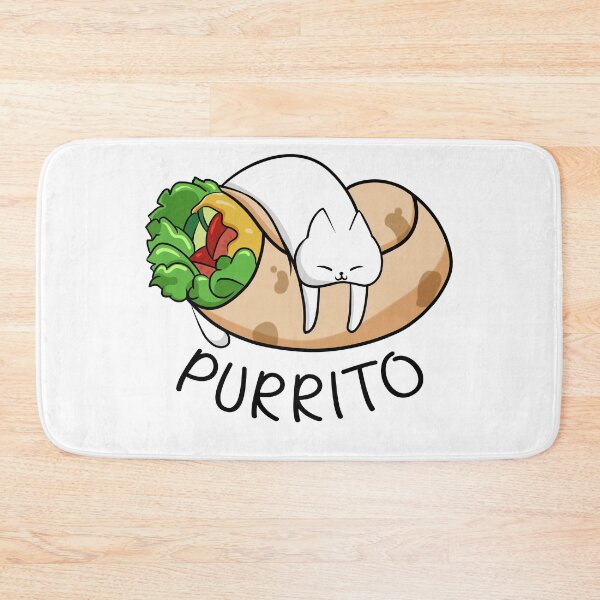 Item preview, Cute Purrito cat sleeping on burrito designed and sold by Shinchiller.