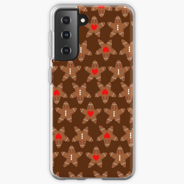 Pattern Gingerbread man Samsung Galaxy Soft Case