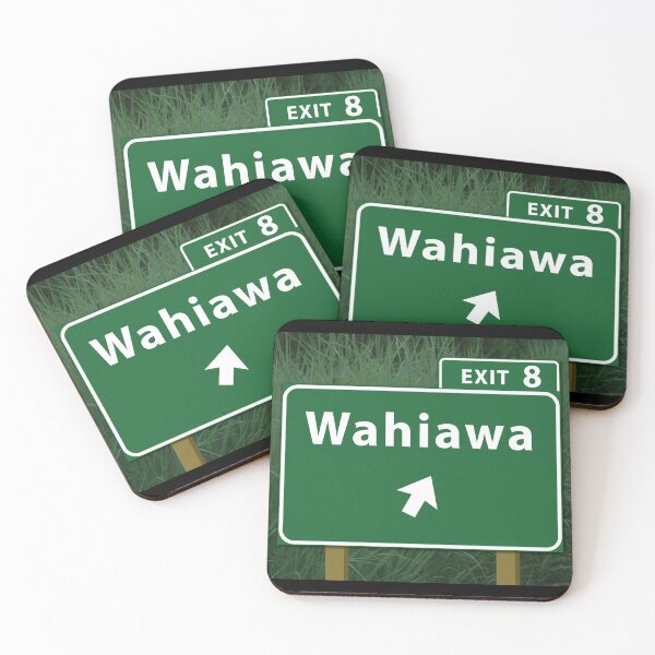 Item preview, EXIT 8 Sign Wahiawa Town 96786  designed and sold by Reeks808.