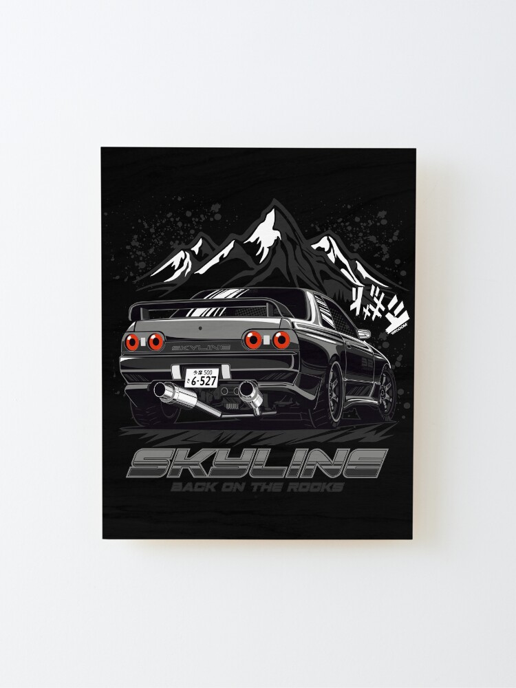 Alternate view of VR38 Swapped Skyline R32 Mounted Print