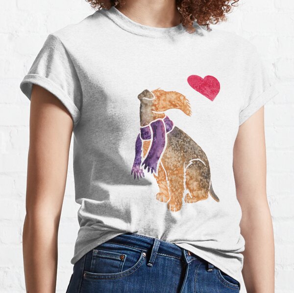 Watercolour Airedale Classic T-Shirt