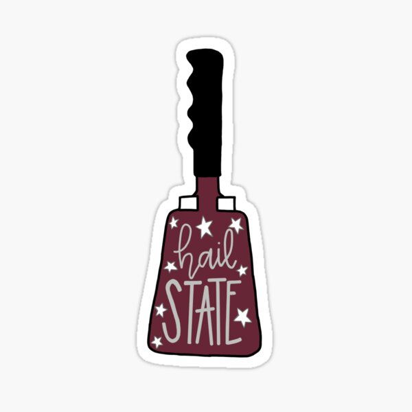 MS State Cowbell Sticker