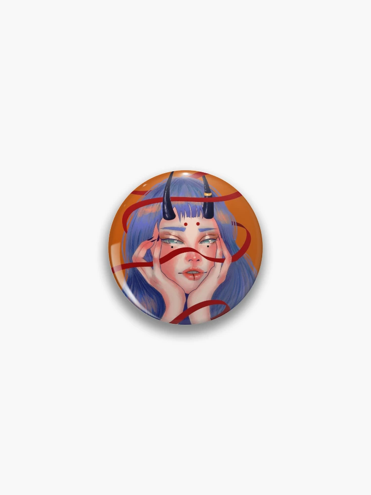 Thumbnail 1 of 3, Pin, Demon designed and sold by Ririsu.