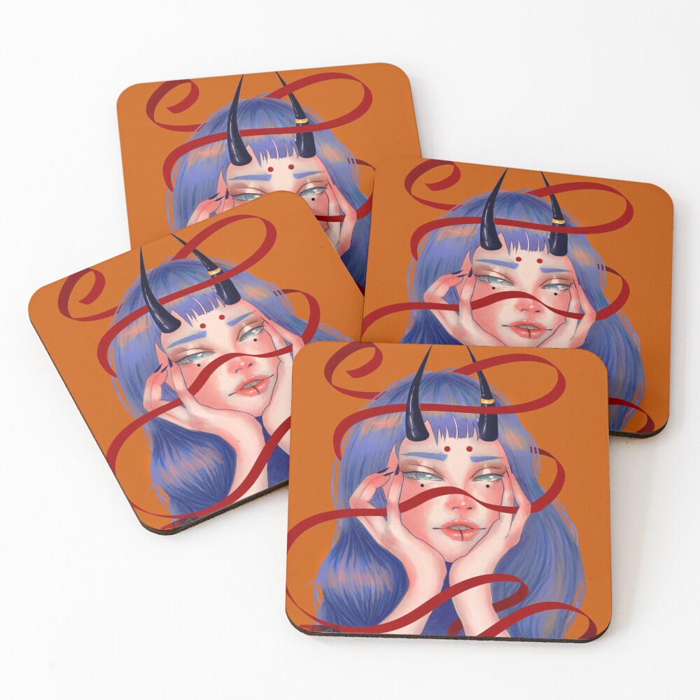 Item preview, Coasters (Set of 4) designed and sold by Ririsu.