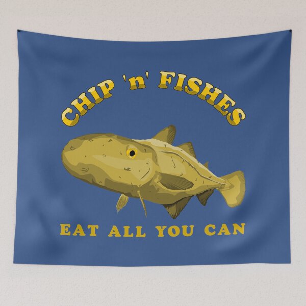 Item preview, Chip 'n Fishes - Conspicuous Consumption designed and sold by Pinnacle of Decadence.