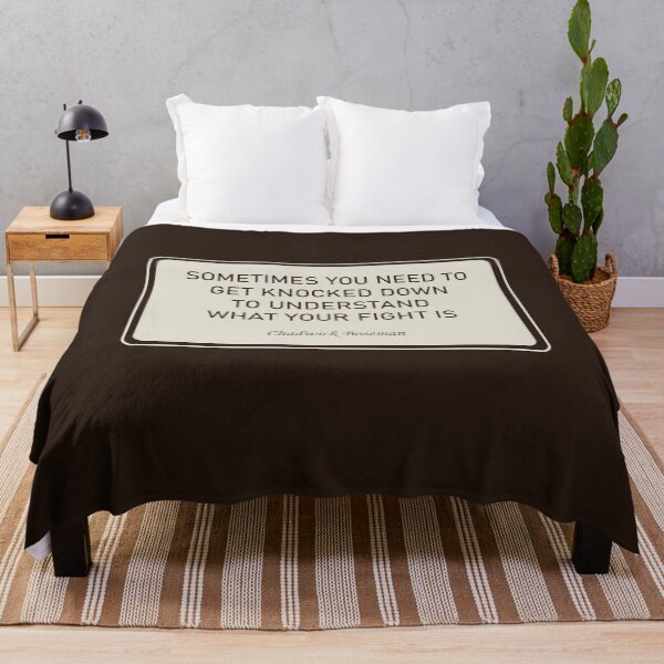 Item preview, Chadwick Boseman Fight Quote designed and sold by GoldenVibesShop.