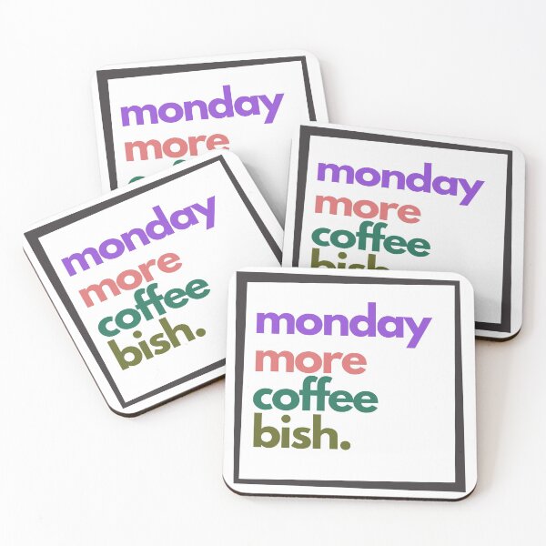 Artikelvorschau, Montag mehr Kaffee Bish entworfen und verkauft von aboniteblanc.
