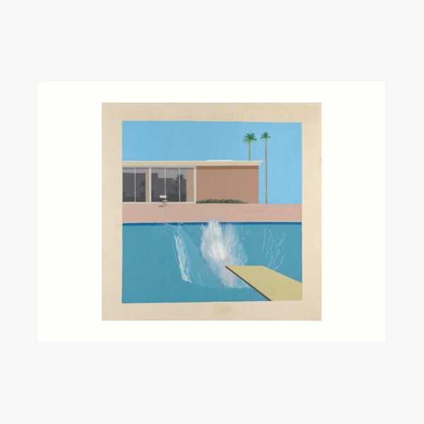 A Bigger Splash de David Hockney Lámina artística