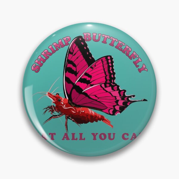 Item preview, Shrimp Butterfly - Conspicuous Consumption designed and sold by Pinnacle of Decadence.