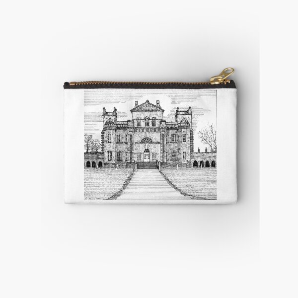 Item preview, 165 - SEATON DELAVAL HALL - BACK VIEW - DAVE EDWARDS - INK - 1989 designed and sold by BLYTHART.