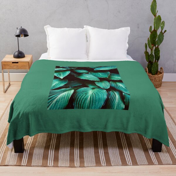 Item preview, Tropical Large Blue Green Leaves designed and sold by ItsMichaelaa.