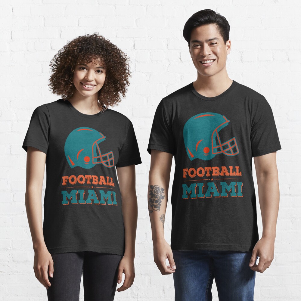 Vintage Miami Sports Football Athletic Novelty Dolphin Retro For Game Day  Graphic T-Shirt Dress for Sale by bucktundBr