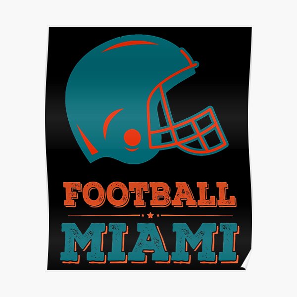 Miami Dolphins Football Posters for Sale