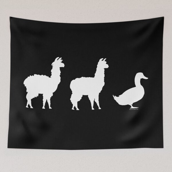 Item preview, Llama Llama Duck Walking Design designed and sold by MichaelHoweArts.