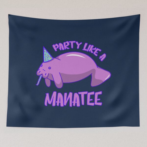 Item preview, Party Like a Manatee designed and sold by DeesDeesigns.