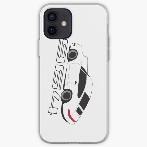 White Porsche 964 Phone Case iPhone Soft Case