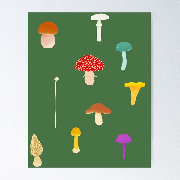 Aperçu de l'œuvre Champignons créée et vendue par mi2creation.