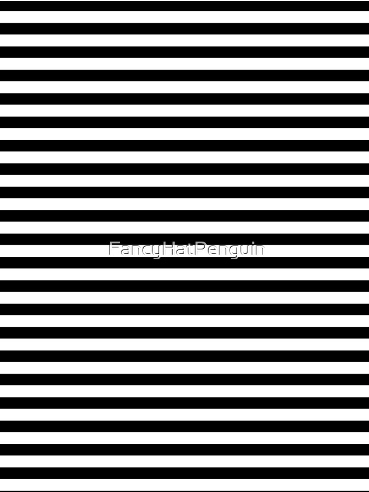 Black & White Horizontal Stripes Leggings for Sale by FancyHatPenguin