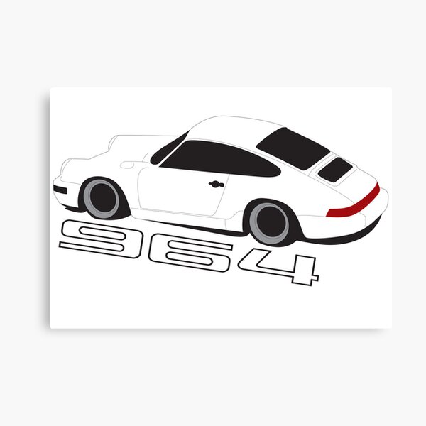 Porsche 964 Poster Canvas Print