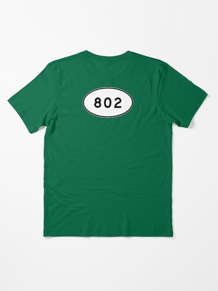  802 area code euro oval sticker t shirt by greenmountaint redbubble