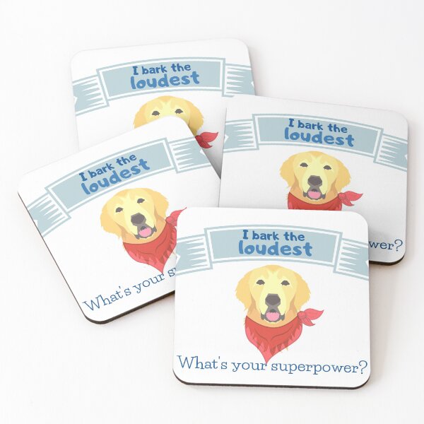 Item preview, I bark the loudest, what's your superpower? designed and sold by aboniteblanc.