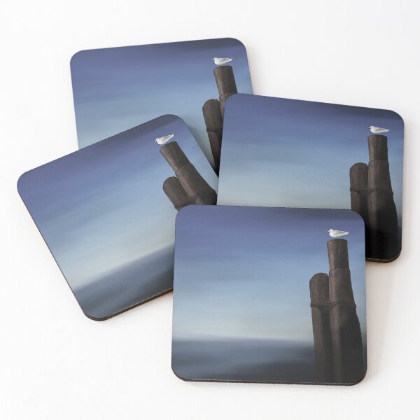 Item preview, Sea Gull on piling - Perkins Pier designed and sold by GreenMountainT.