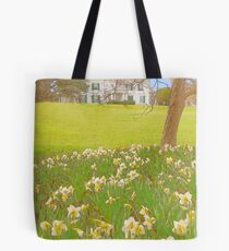 The Mansion in Spring Tote Bag