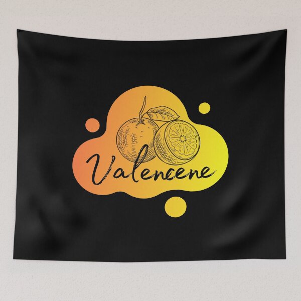 Item preview, Valencene Terpene Orange Gradient Black designed and sold by Dabbrina.