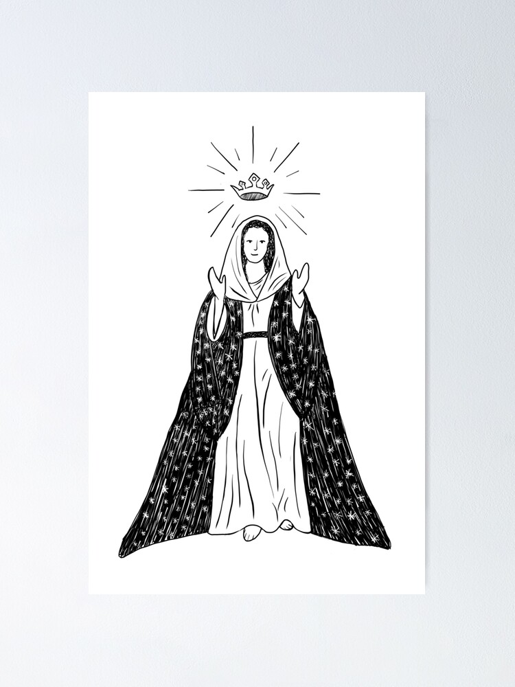 Póster «Santísima Virgen María, Reina del Universo» de Ccorbin2 Redbubble